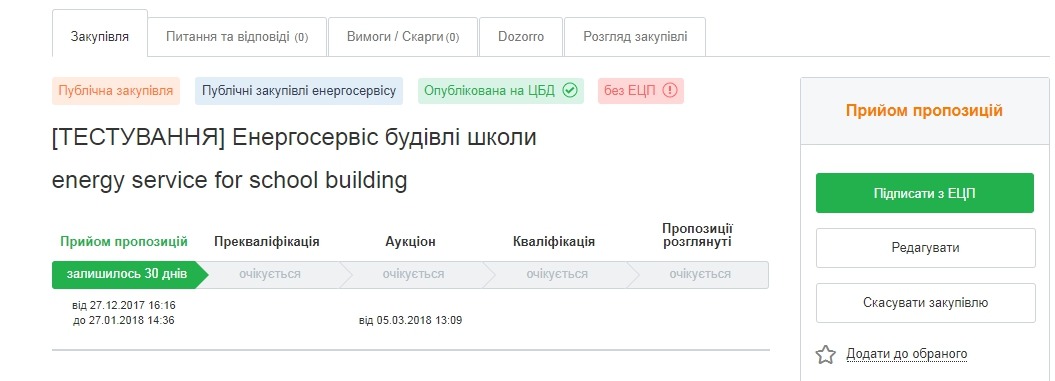 Енергосервіс: як правильно оголосити публічну закупівлю
