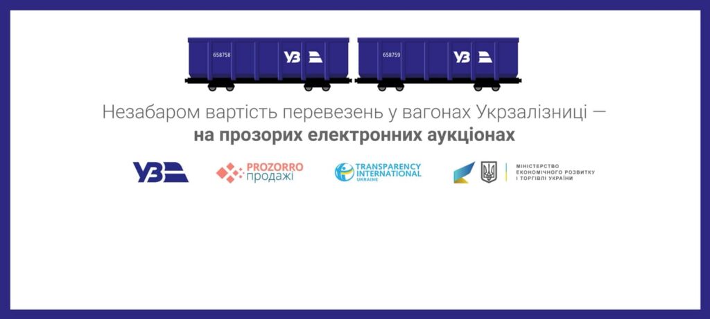 Вперше аукціони по оренді вантажних вагонів та приміщень “Укрзалізниці” пройдуть на Zakupivli.pro